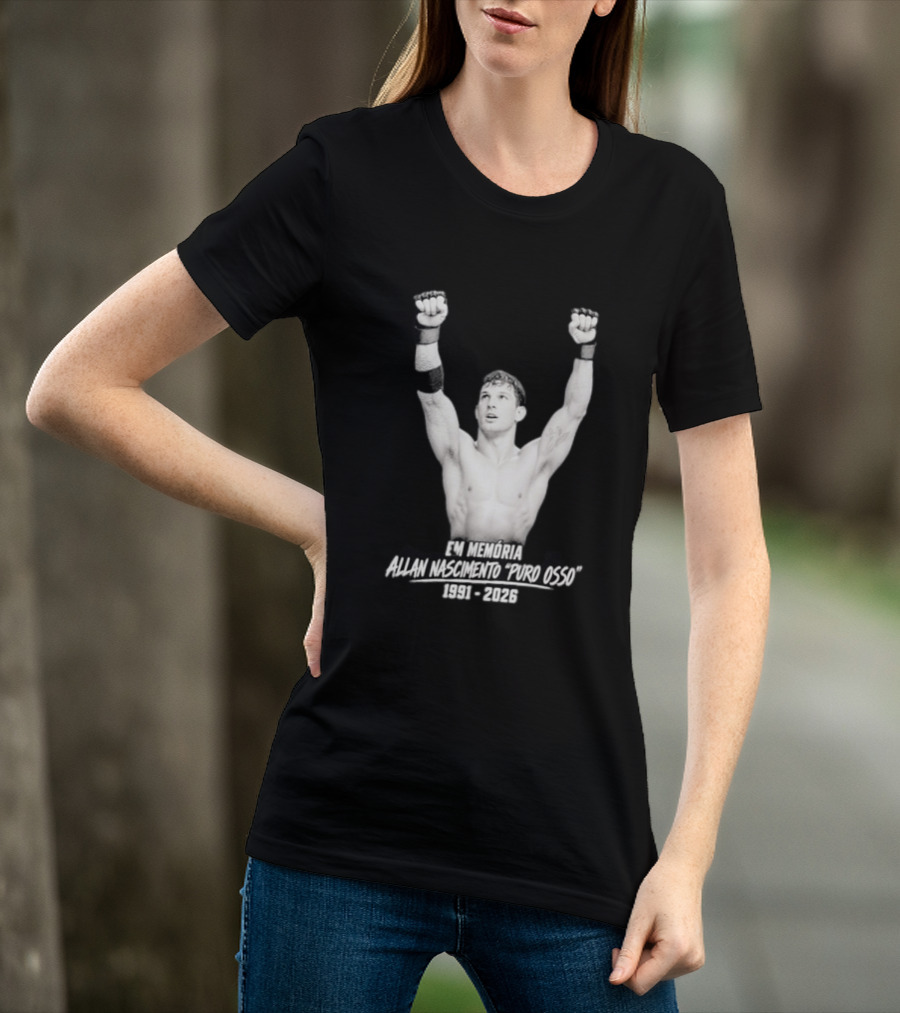 Ian Machado Garry Em Memória Allan Nascimento Puro Osso 1990 2026 T-Shirt