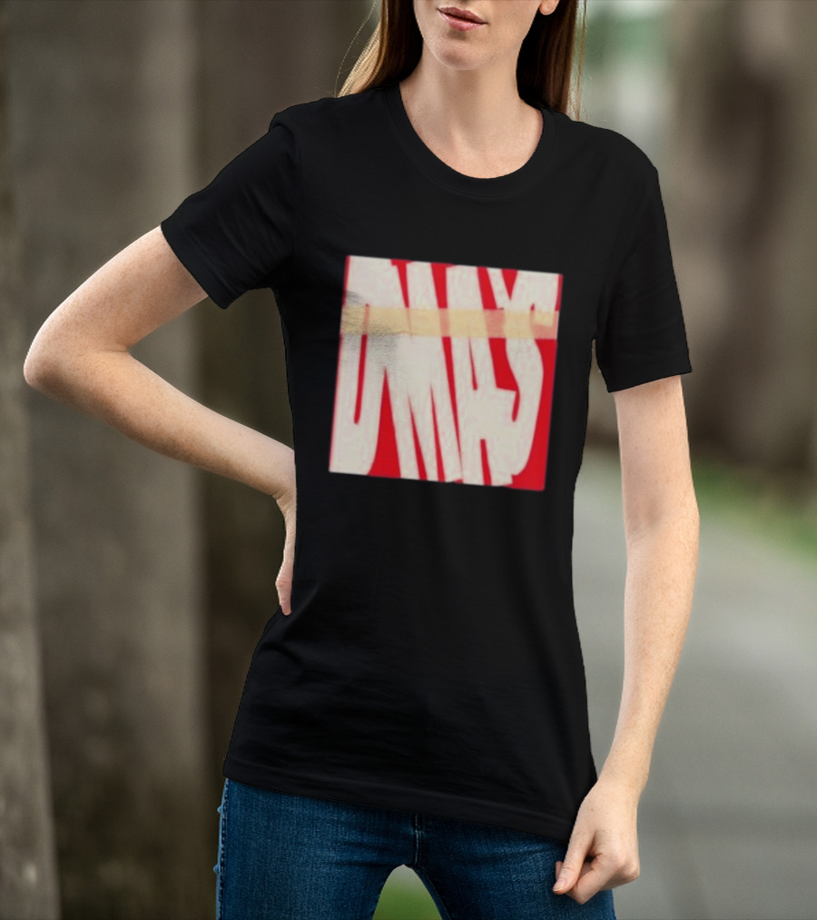 DMA's DMA's Album Cover Art Distorted Red White T-Shirt