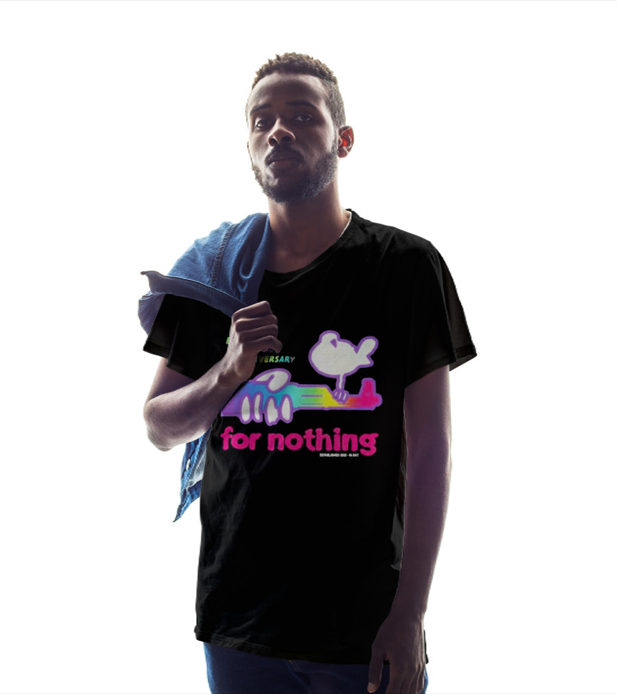 7.62nd Anniversary For Nothing Rainbow Dove Peacemaker T-Shirt