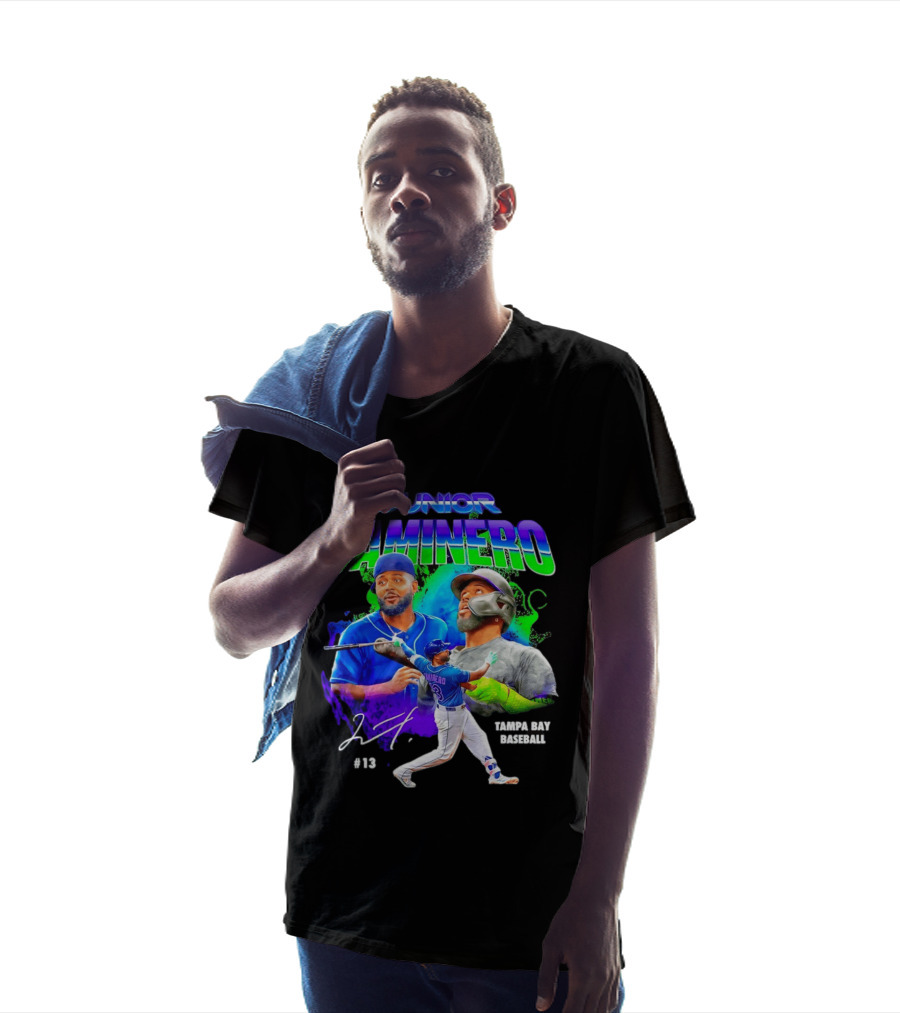 Junior Caminero Tampa Bay Baseball #13 2026 T-Shirt