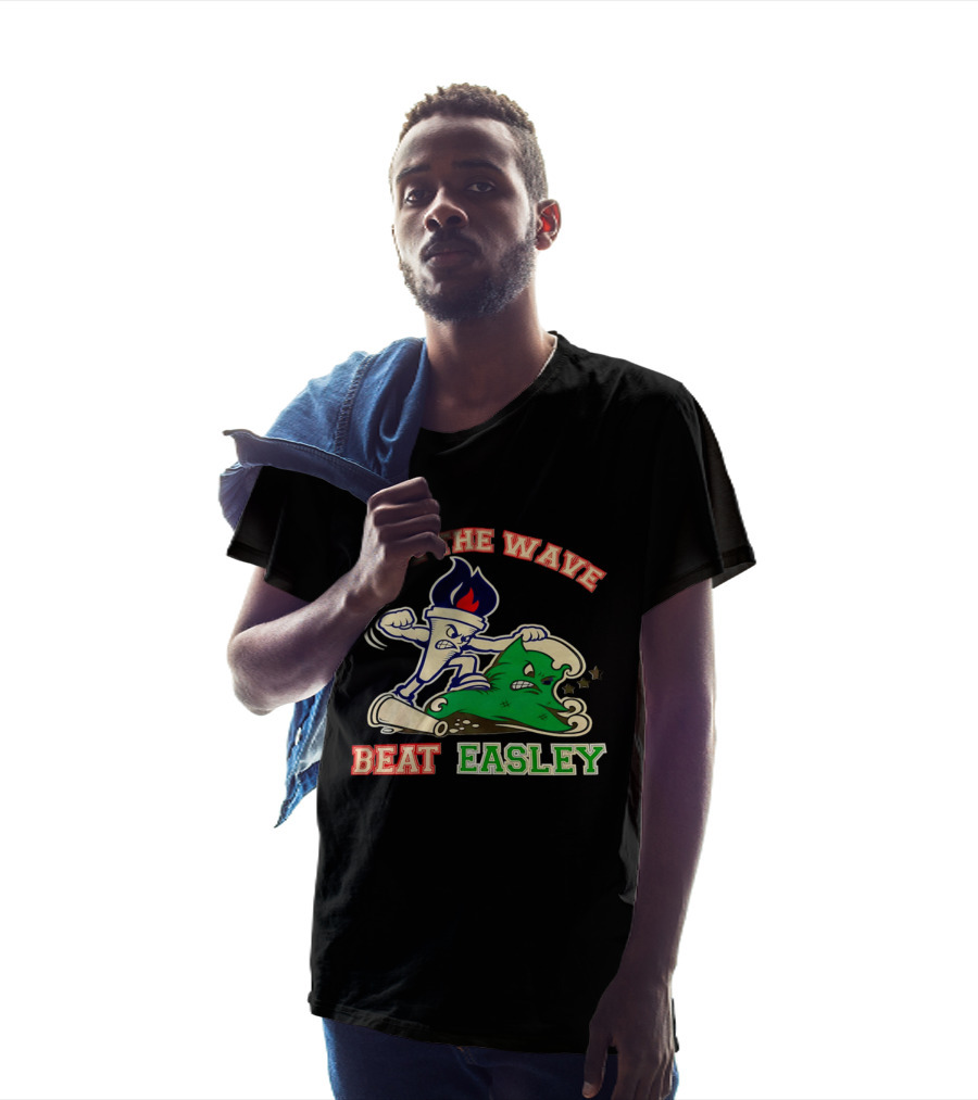 Roll The Wave Beat Easley Torch Green Wave T-Shirt
