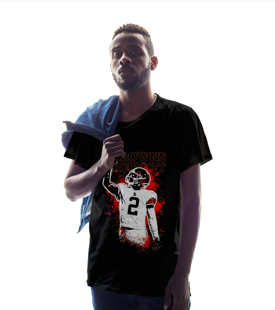 Shedeur Sanders Perfect Timing 2 Browns Report Cleveland Browns T-Shirt