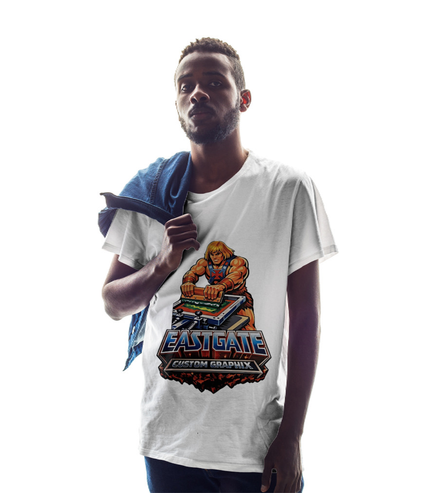 Eastgate Custom Graphix He Man Screen Printing T-Shirt