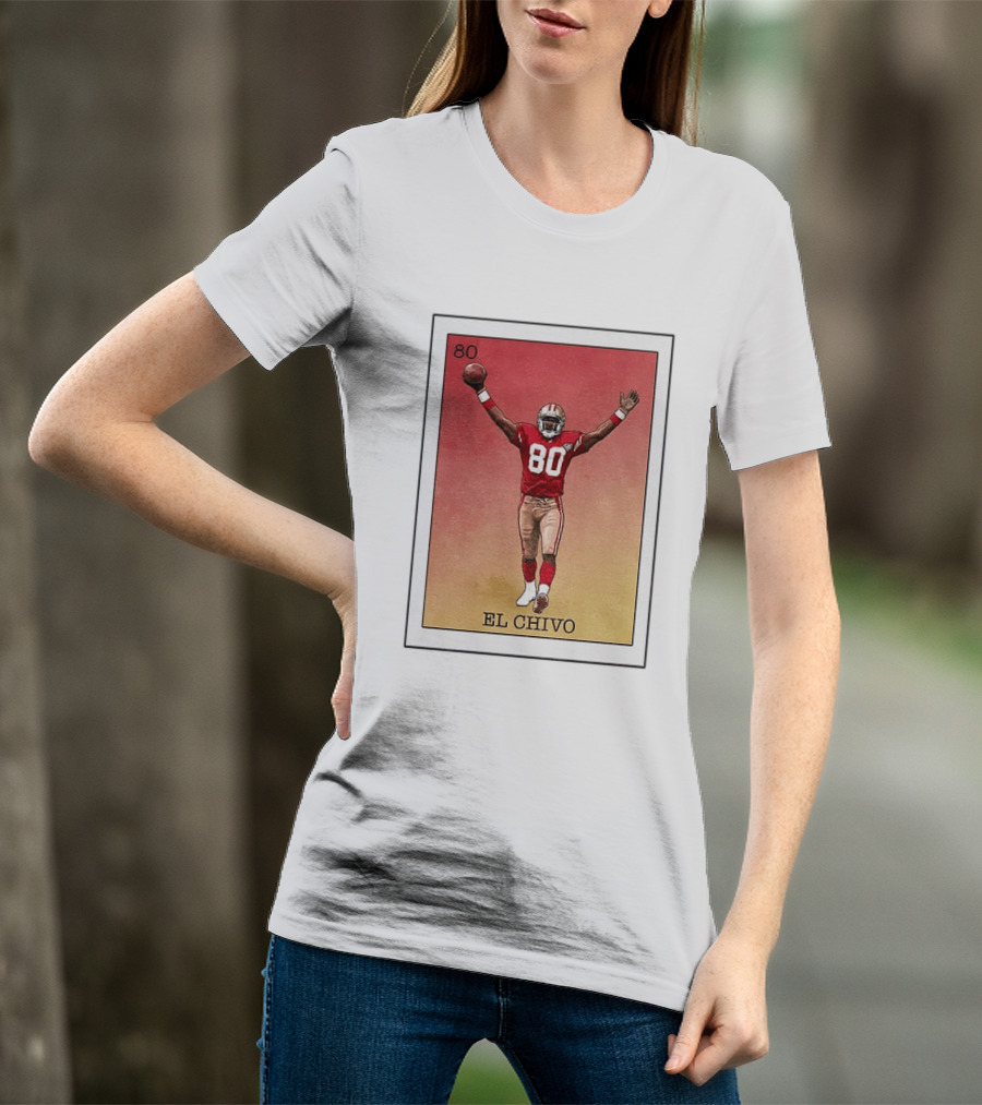 El Chivo 80 San Francisco 49ers Loteria Card T-Shirt