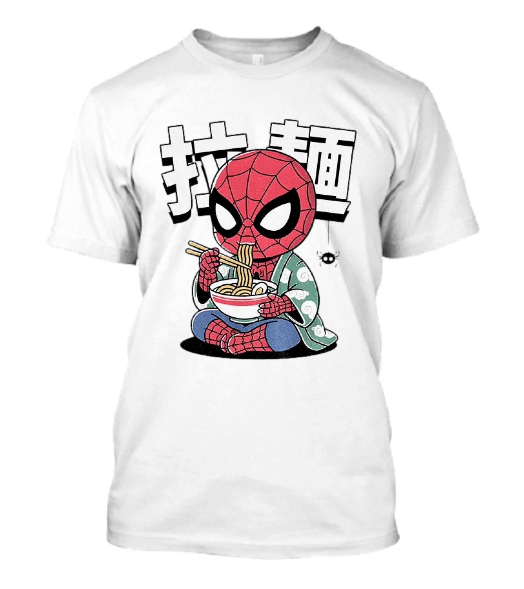 Spider Man Ramen Noodles Kanji Spideramen T-Shirt