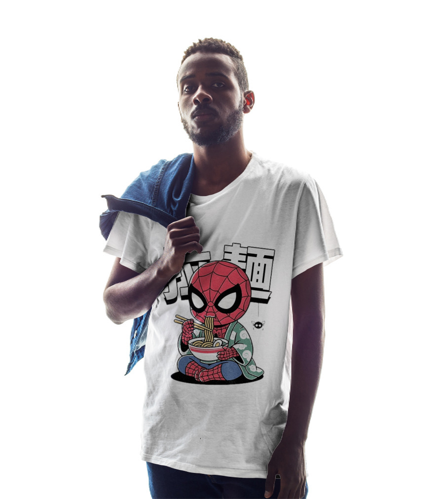Spider Man Ramen Noodles Kanji Spideramen T-Shirt
