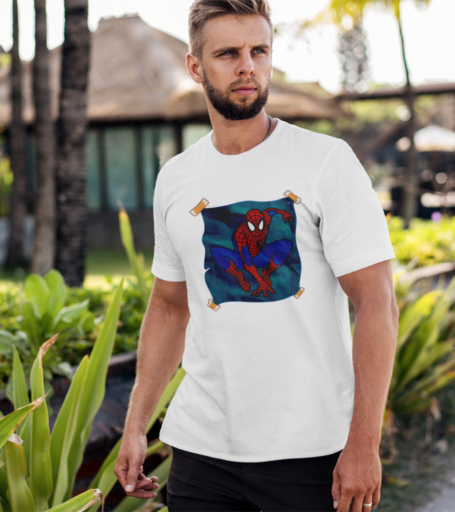 Spider Man Marvel Comics Superhero Iconic Action Pose T-Shirt