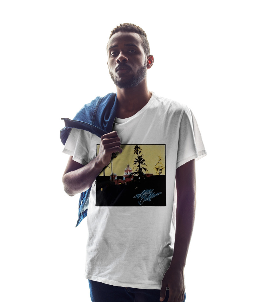 Hotel California Resort Scene 90s Eagles Justin Bieber 1995 T-Shirt