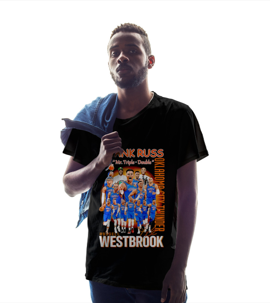 Thank Russ Mr Triple Double Oklahoma City Thunder Russell Westbrook T-Shirt