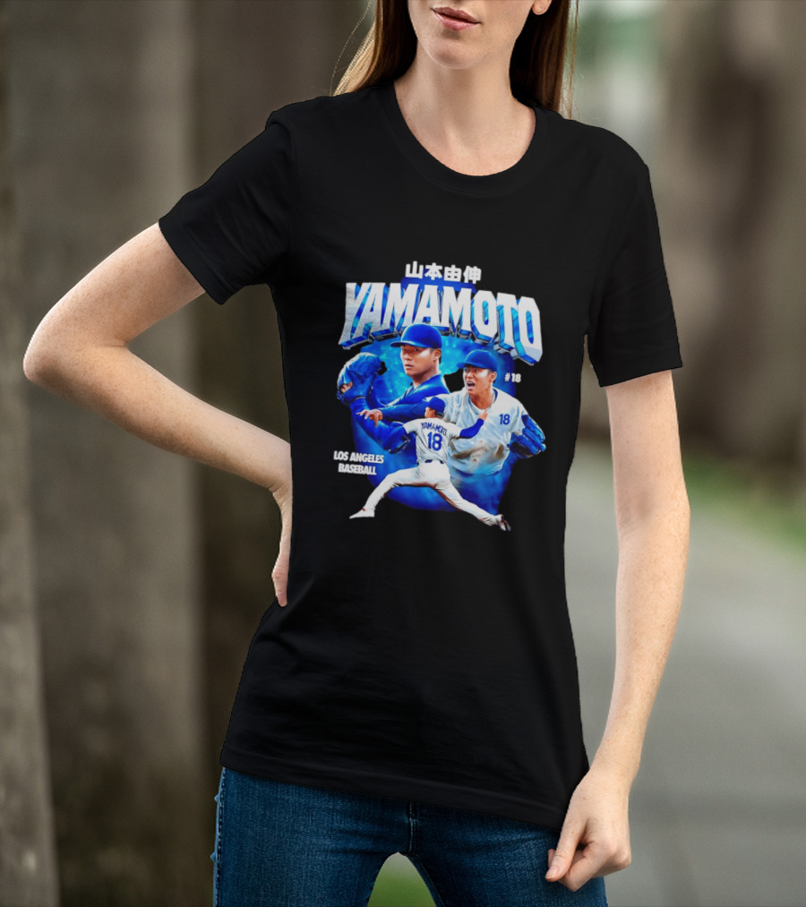 Yamamoto #18 Los Angeles Baseball 2026 T-Shirt