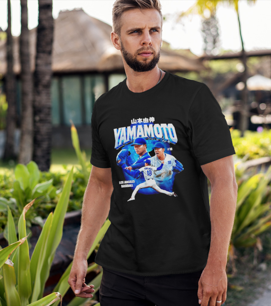 Yamamoto #18 Los Angeles Baseball 2026 T-Shirt