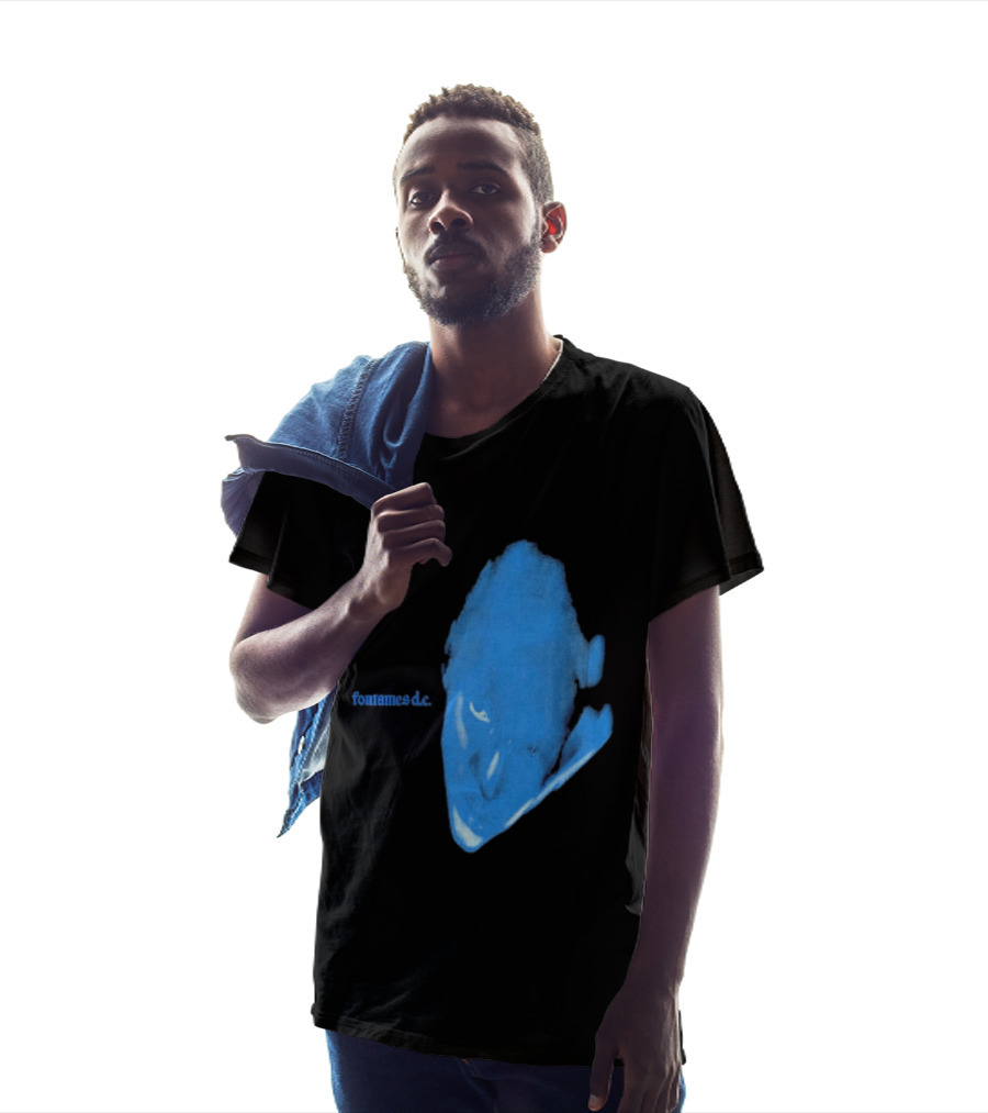 Fontaines D.C. Dopamine Chamber Blue Cover Black T-Shirt