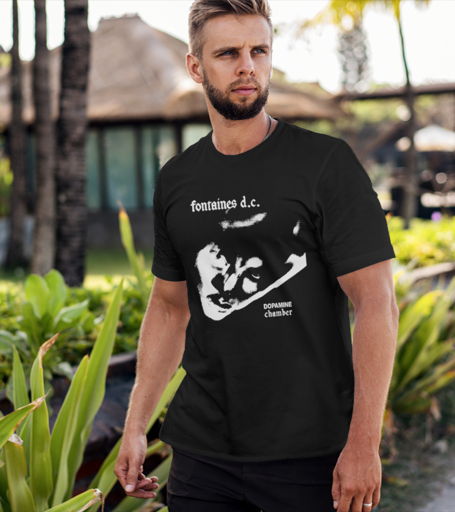 Fontaines D.C. Dopamine Chamber Black And White T-Shirt