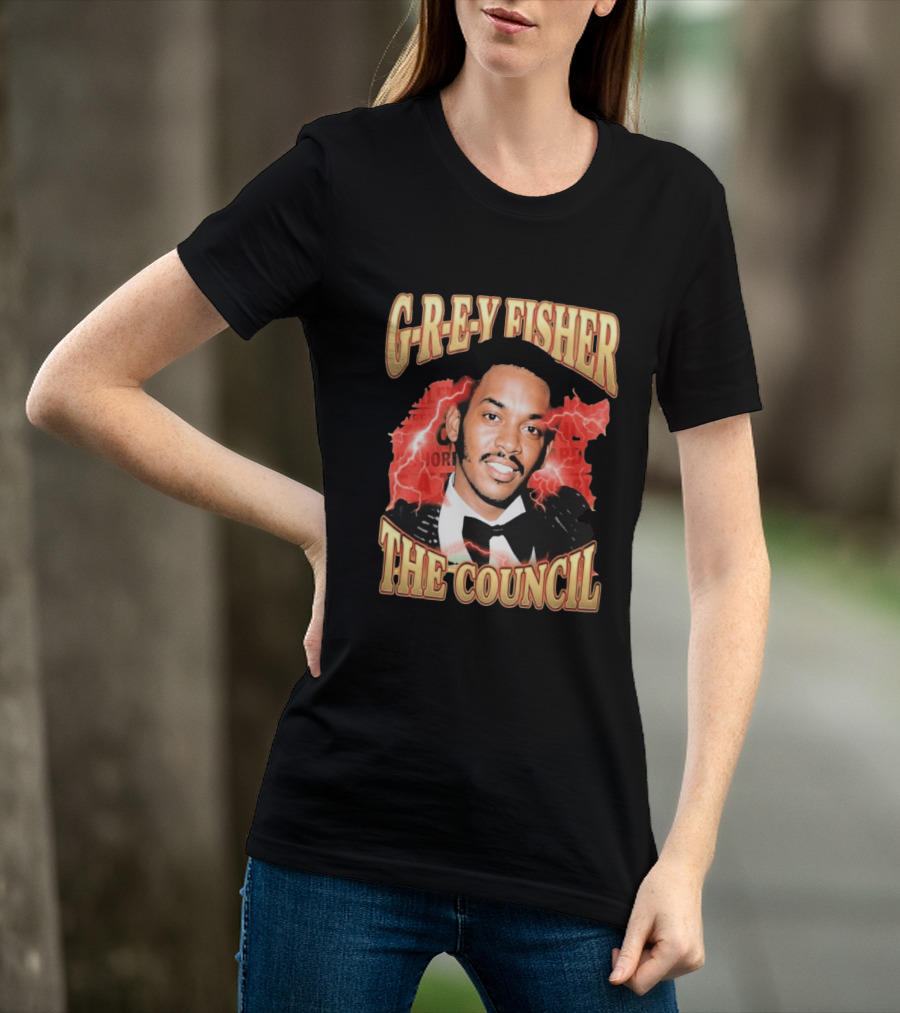 G REY Fisher The Council T-Shirt