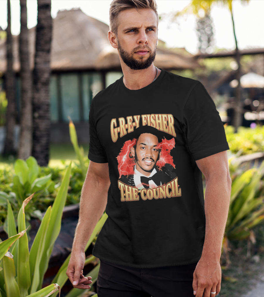 G REY Fisher The Council T-Shirt