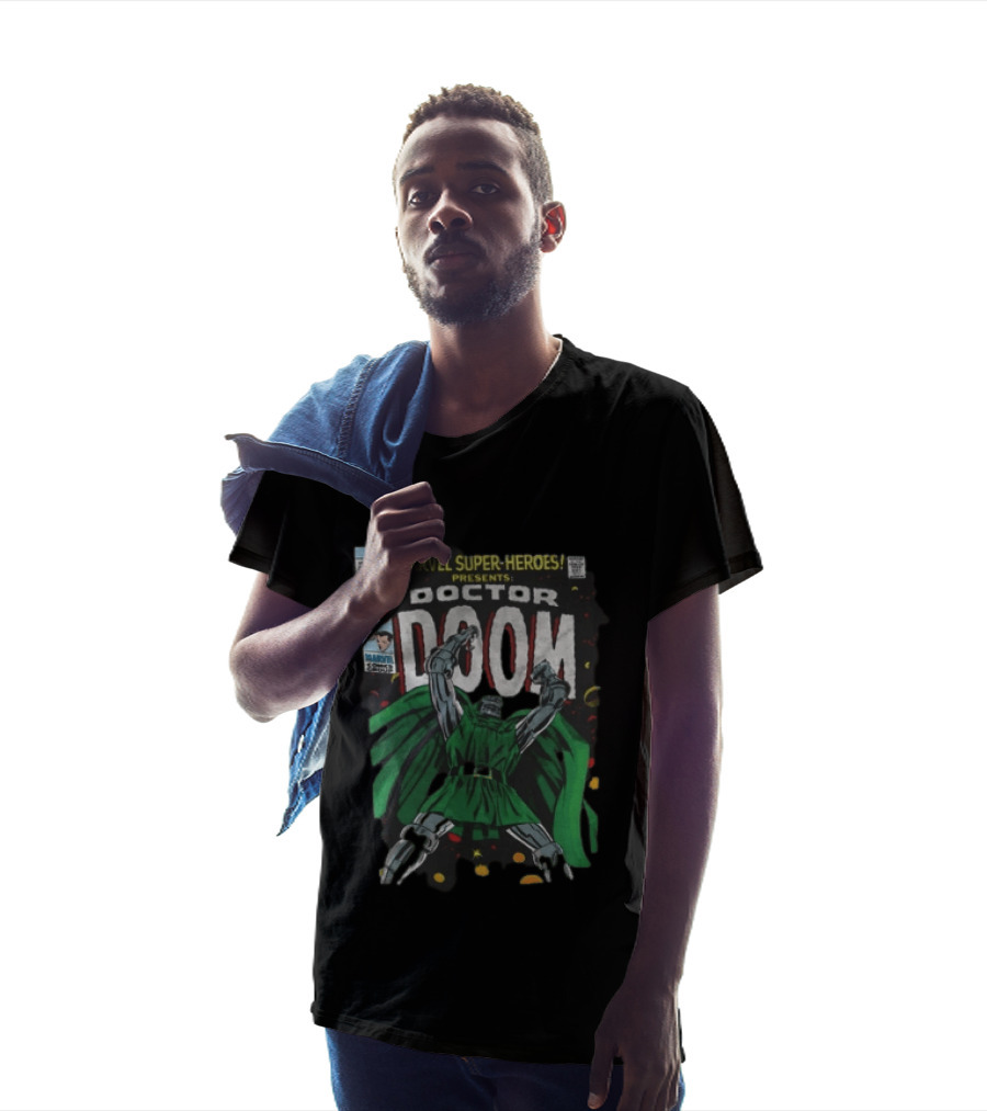 Marvel Super Heroes Presents Doctor Doom Comic Cover T-Shirt