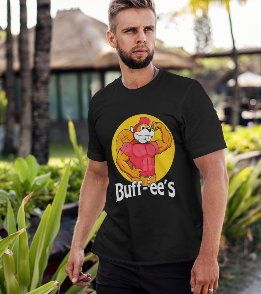 Buff Ee's Muscle Buc Ee's Beaver Fitness T-Shirt