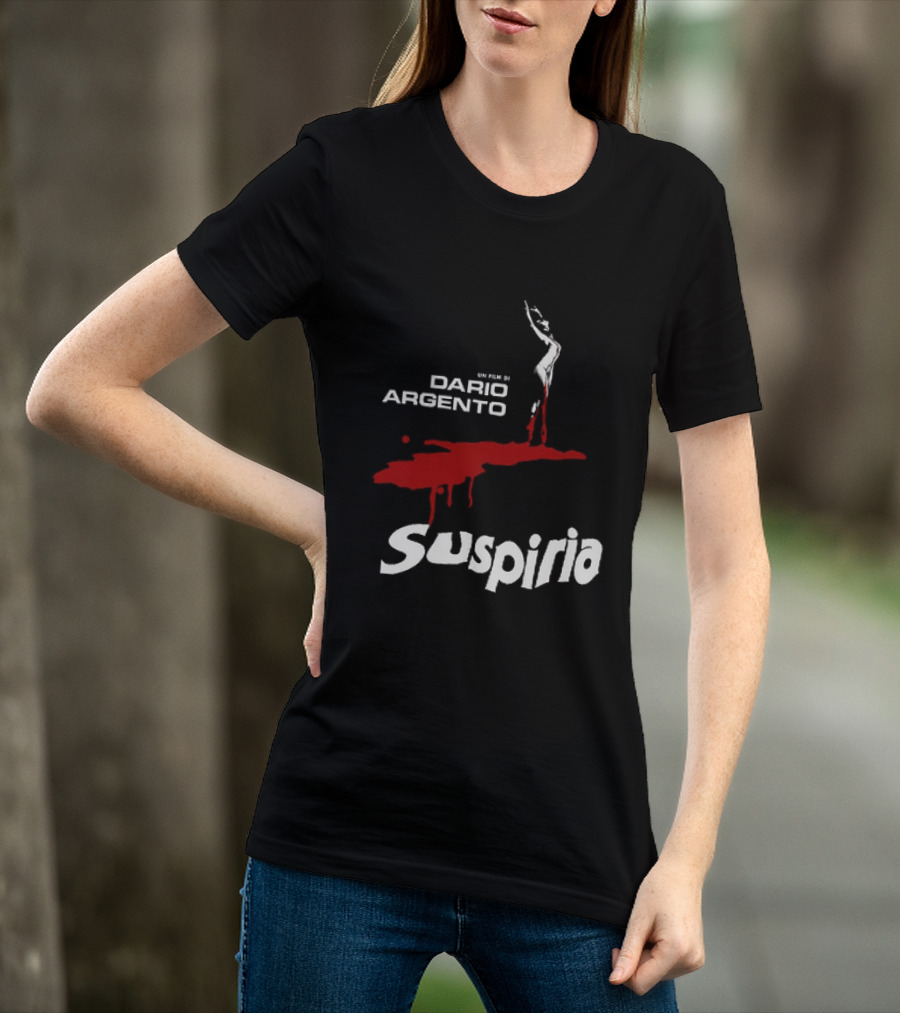 Dario Argento Suspiria Horror Classic Red Drip T-Shirt