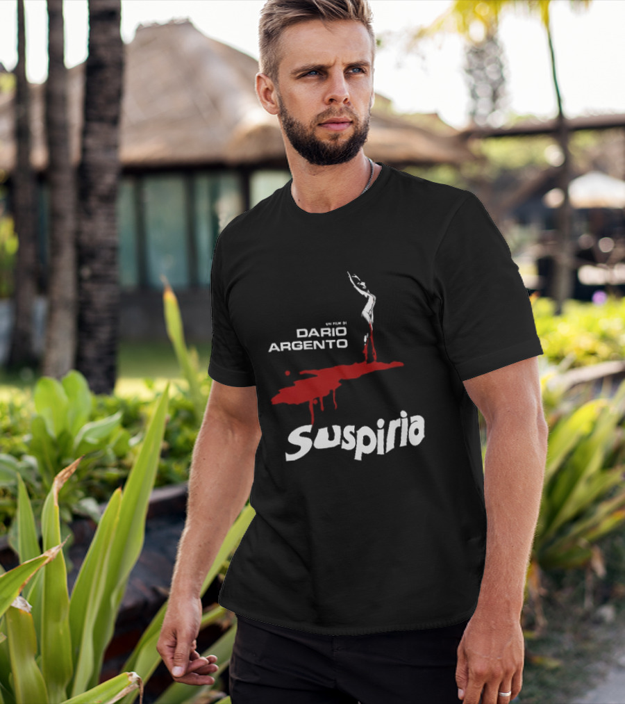 Dario Argento Suspiria Horror Classic Red Drip T-Shirt