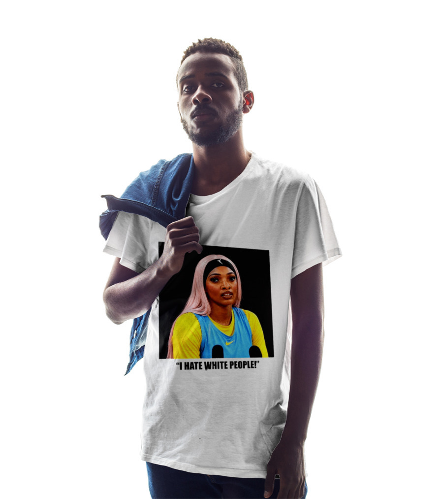 Angel Reese Atlanta Dream I Hate White People T-Shirt