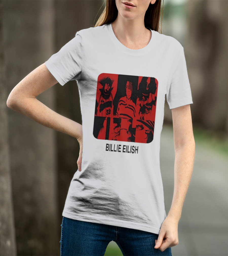 Billie Eilish Thermal Be Collage Photo T-Shirt