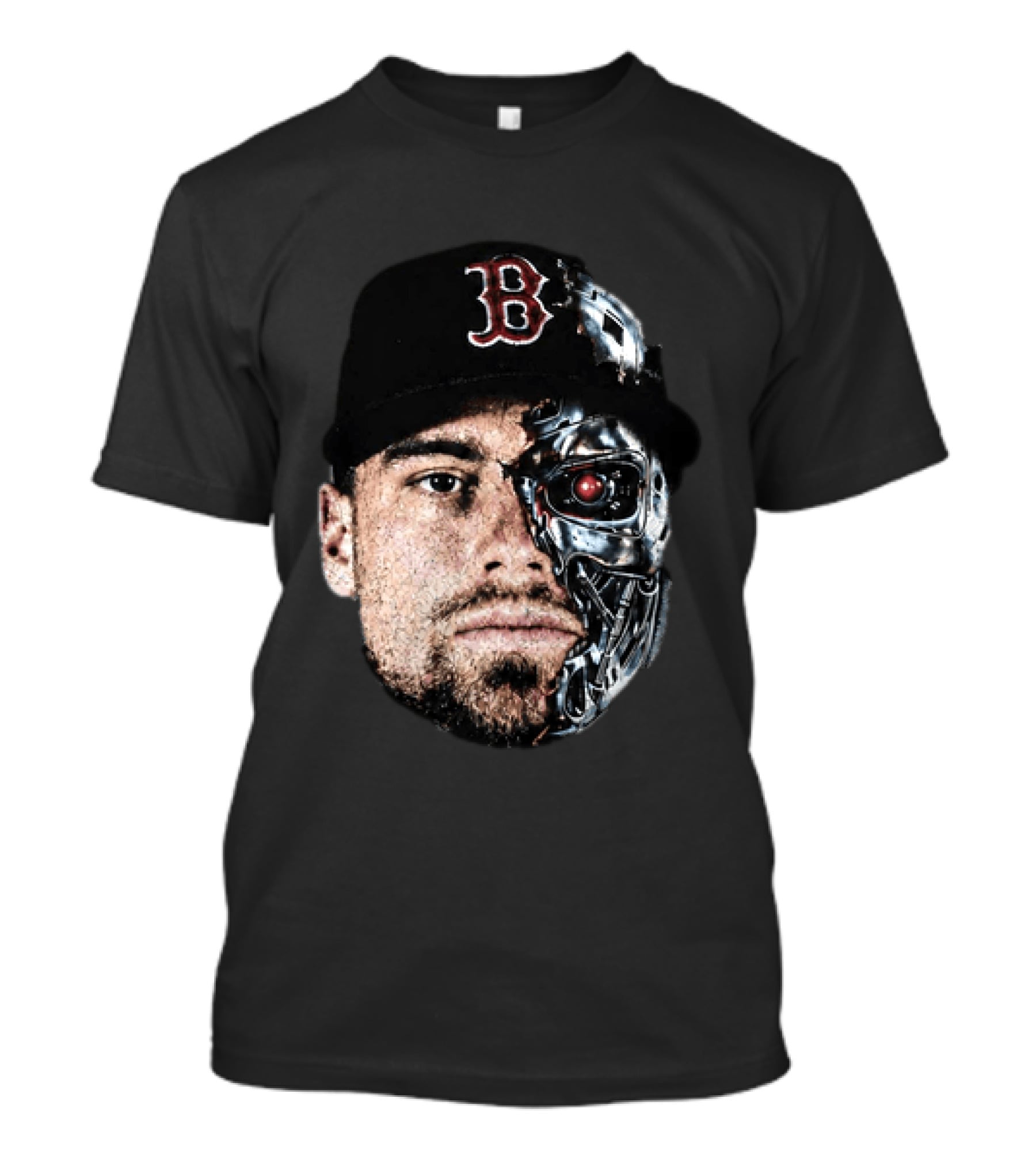 Caleb Durbin Terminator Face Boston Cap Robo Fusion T-Shirt