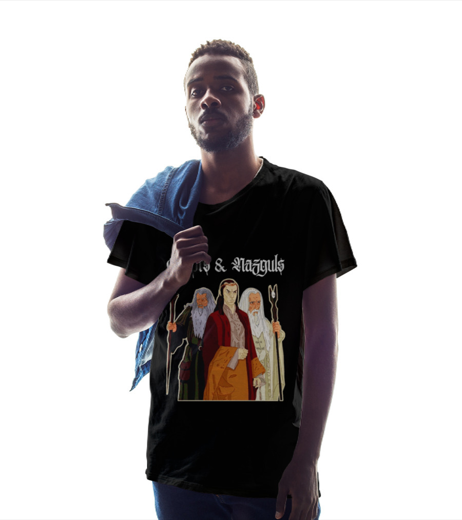 Crypts & Nazguls Dark Wizards Fantasy T-Shirt