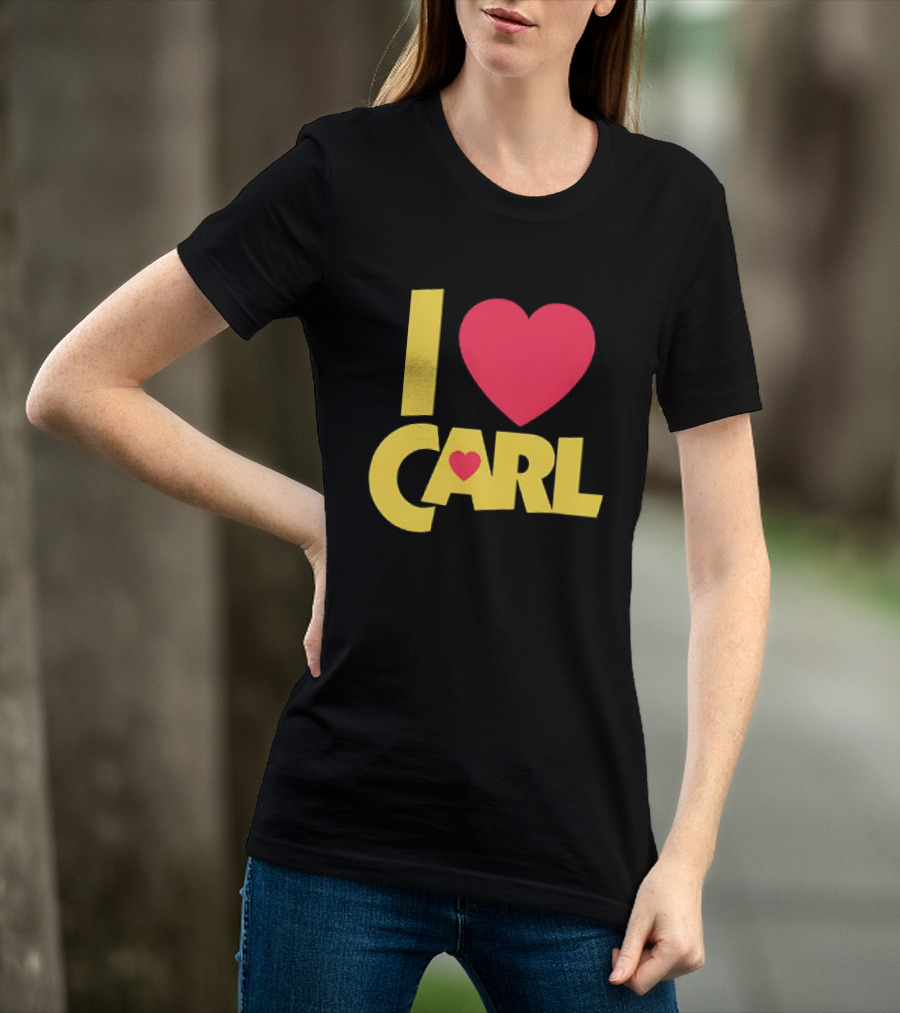 I Love Carl Heart Dungeon Crawler T-Shirt