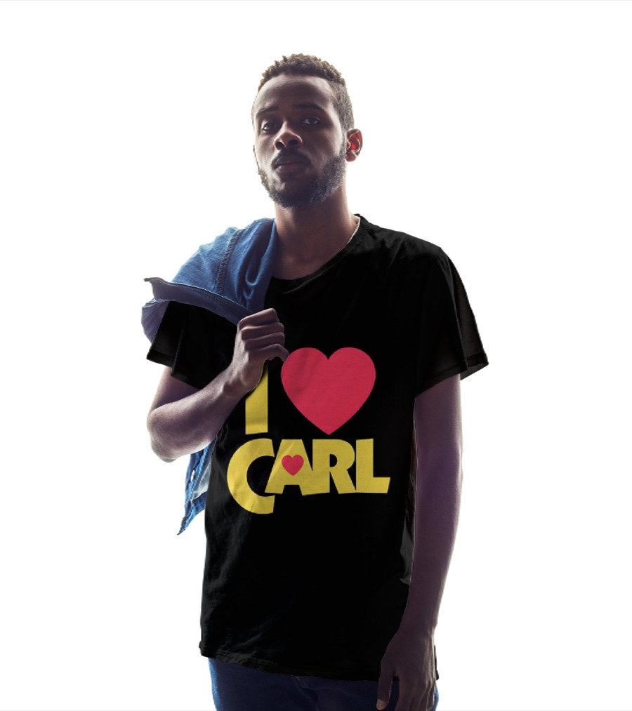I Love Carl Heart Dungeon Crawler T-Shirt