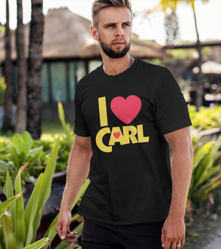 I Love Carl Heart Dungeon Crawler T-Shirt