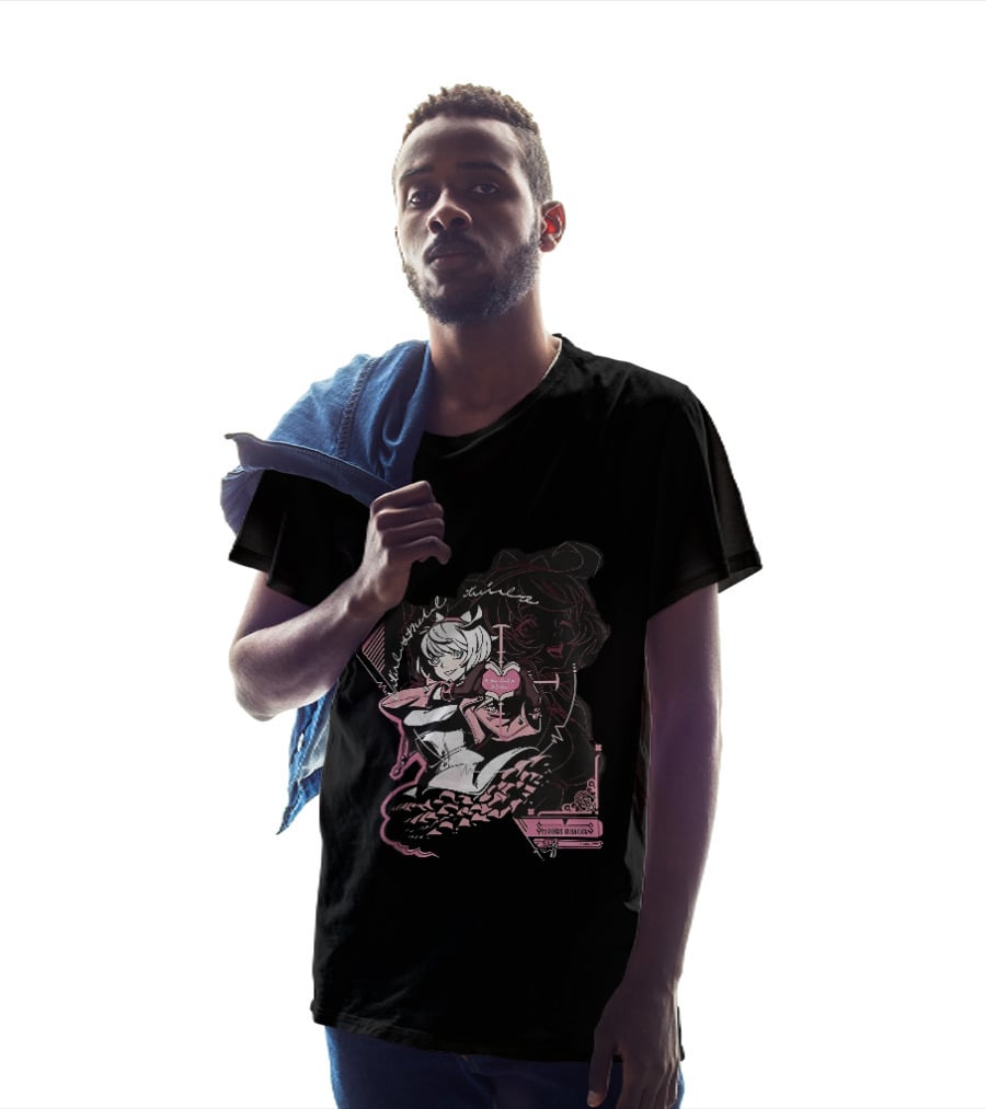 Elphelt Valentine Anime Girl Magical Heart Gesture Eternal Love T-Shirt