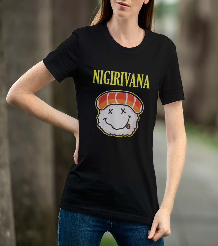 Nigirivana Sushi Nigiri Smile Face T-Shirt