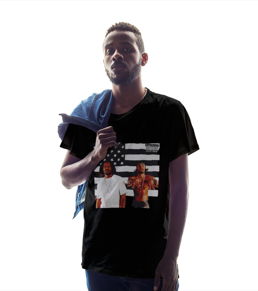 OutKirk Kirk X Floyd American Flag Explicit Content T-Shirt