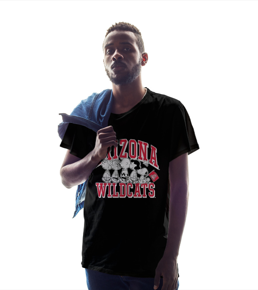 Peanuts Arizona Wildcats The Gang Collaboration T-Shirt