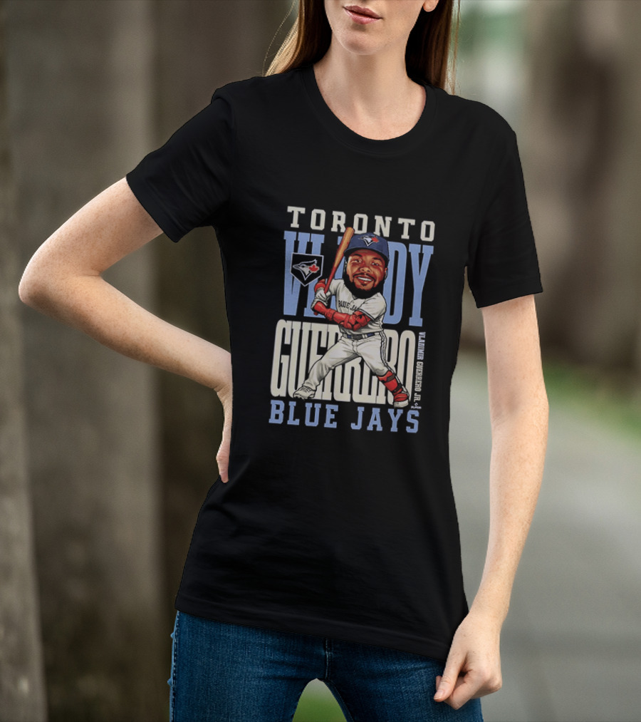 Vladimir Guerrero Jr. Toronto Blue Jays Baseball 2026 Caricature TORONTO V LADY GUERRERO BLUE JAYS T-Shirt