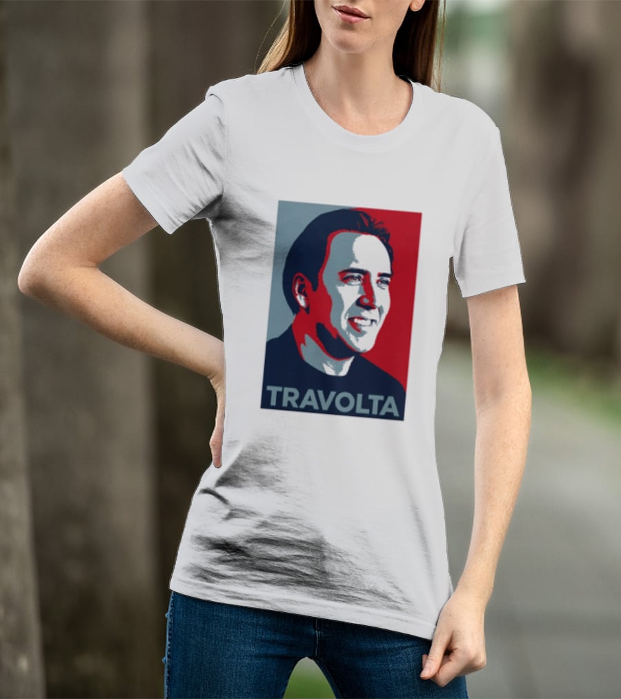 Nicolas Cage Travolta Hope Face Off Image T-Shirt