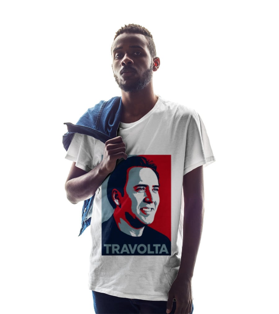 Nicolas Cage Travolta Hope Face Off Image T-Shirt