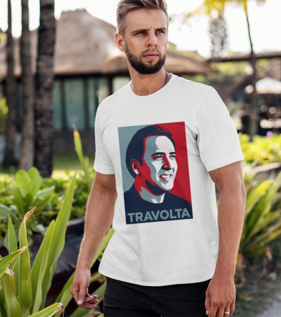 Nicolas Cage Travolta Hope Face Off Image T-Shirt