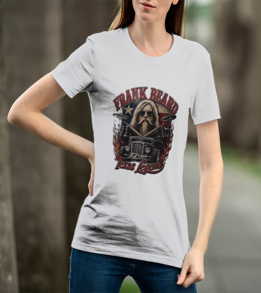 Frank Beard ZZ Top Texas Legend T-Shirt