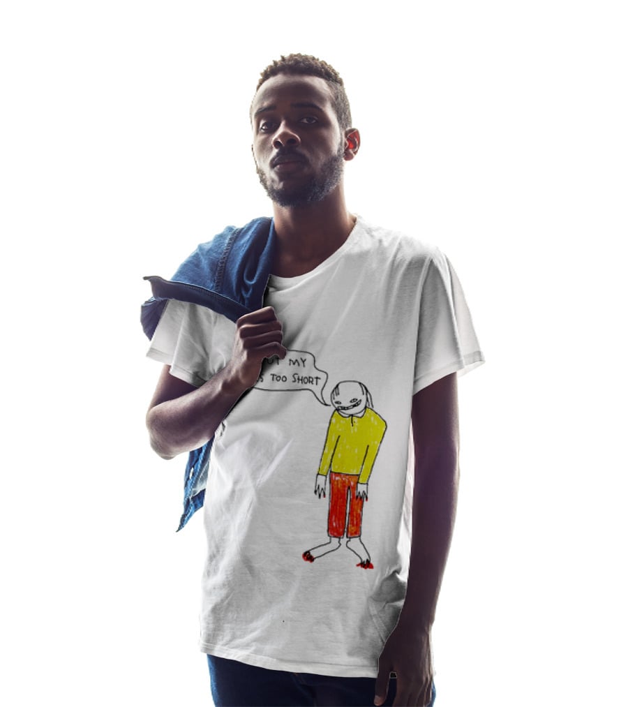I Cut My Nails Too Short Yellow Red T-Shirt