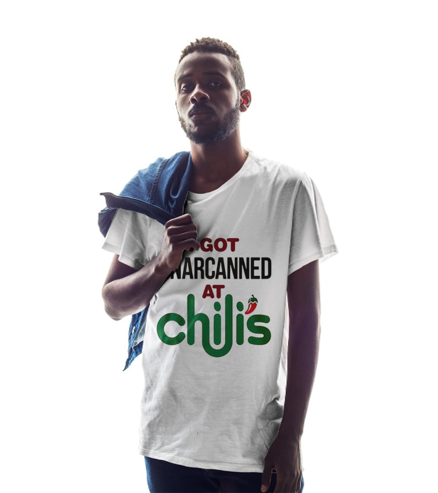 I Got Narcanned At Chilis Pepper Symbol Casual Pub Reference T-Shirt