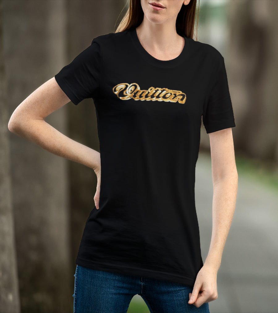 50 Cent Vuitton 3D Gold T-Shirt