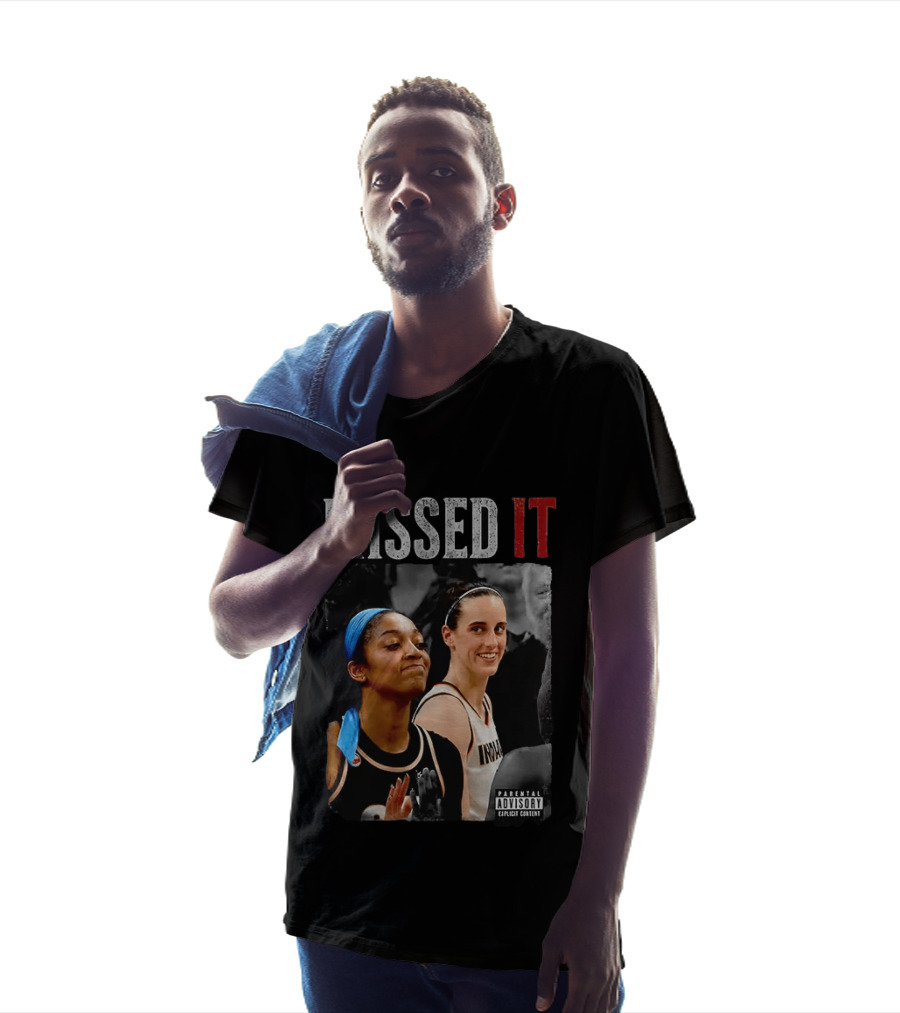 Caitlin Clark Angel Reese Missed It Parental Advisory Viral Basketball Meme T-Shirt