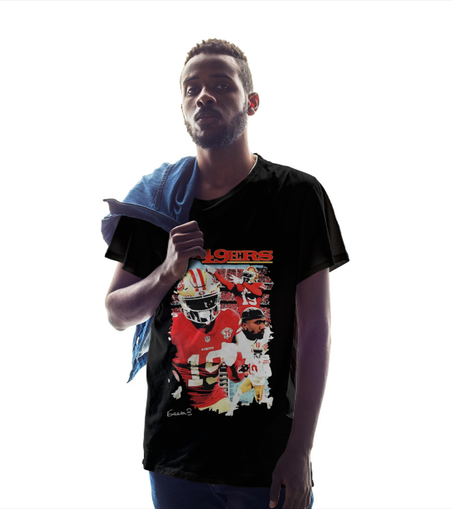 San Francisco 49ers Deebo Samuel 19 NFL Football Collage T-Shirt
