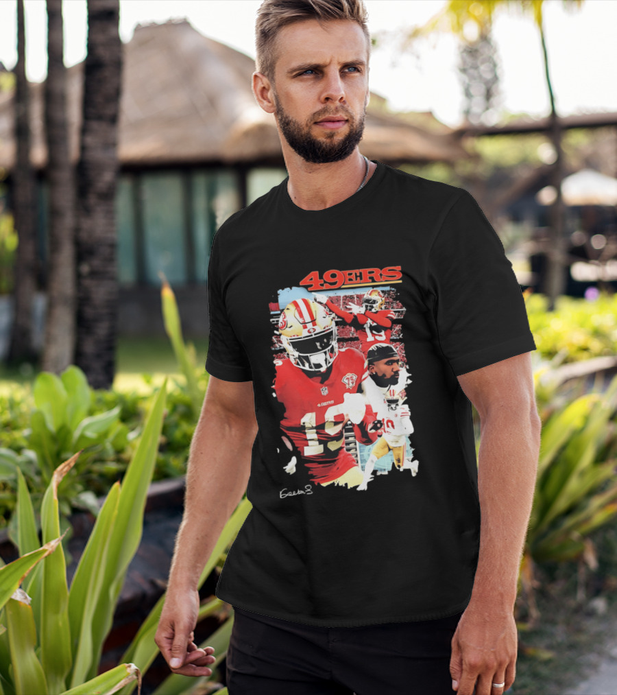 San Francisco 49ers Deebo Samuel 19 NFL Football Collage T-Shirt