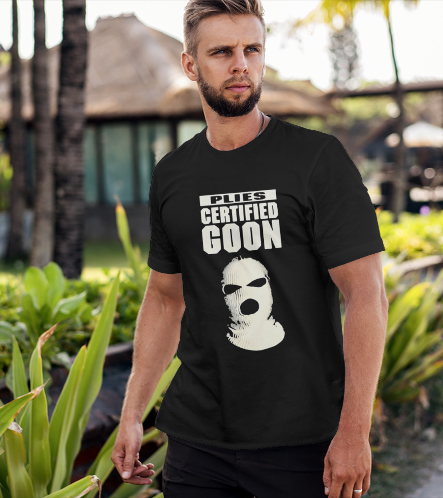 Plies Certified Goon Ski Mask T-Shirt