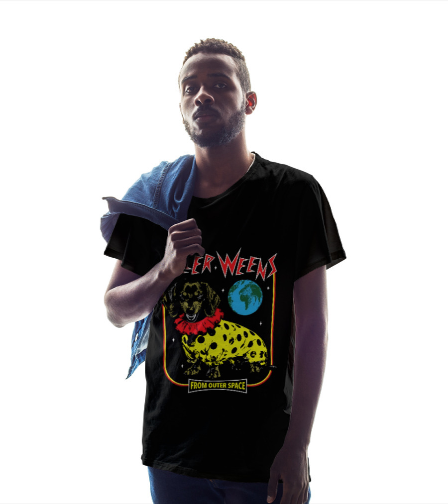 Killer Weens Dachshund Clown From Outer Space Earth T-Shirt