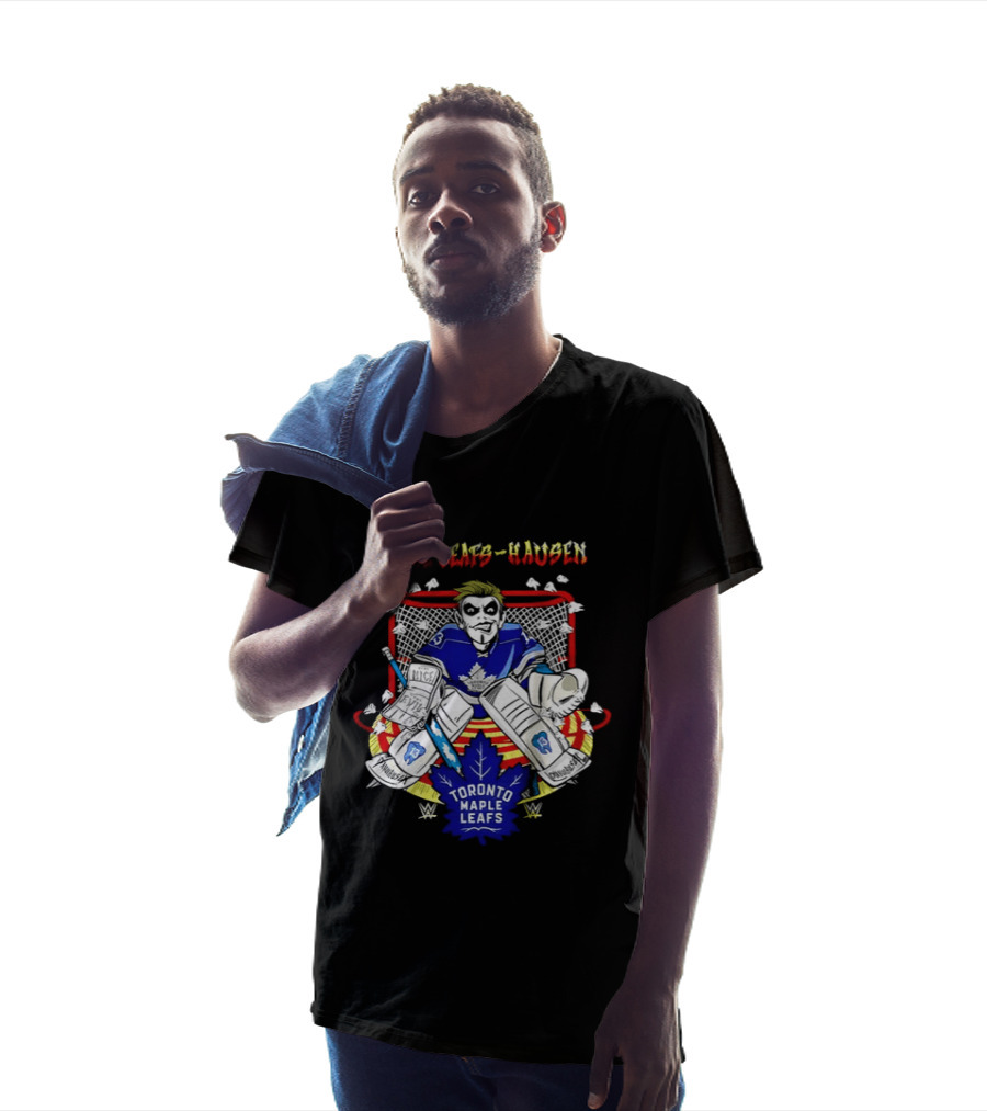 Toronto Maple Leafs Danhausen NHL Hockey WWE T-Shirt