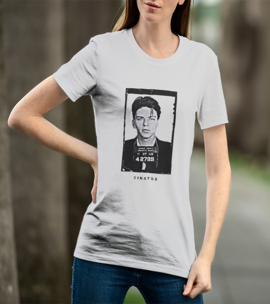 Bergen County Sheriffs Office 11 27 38 42799 Sinatra Shot T-Shirt