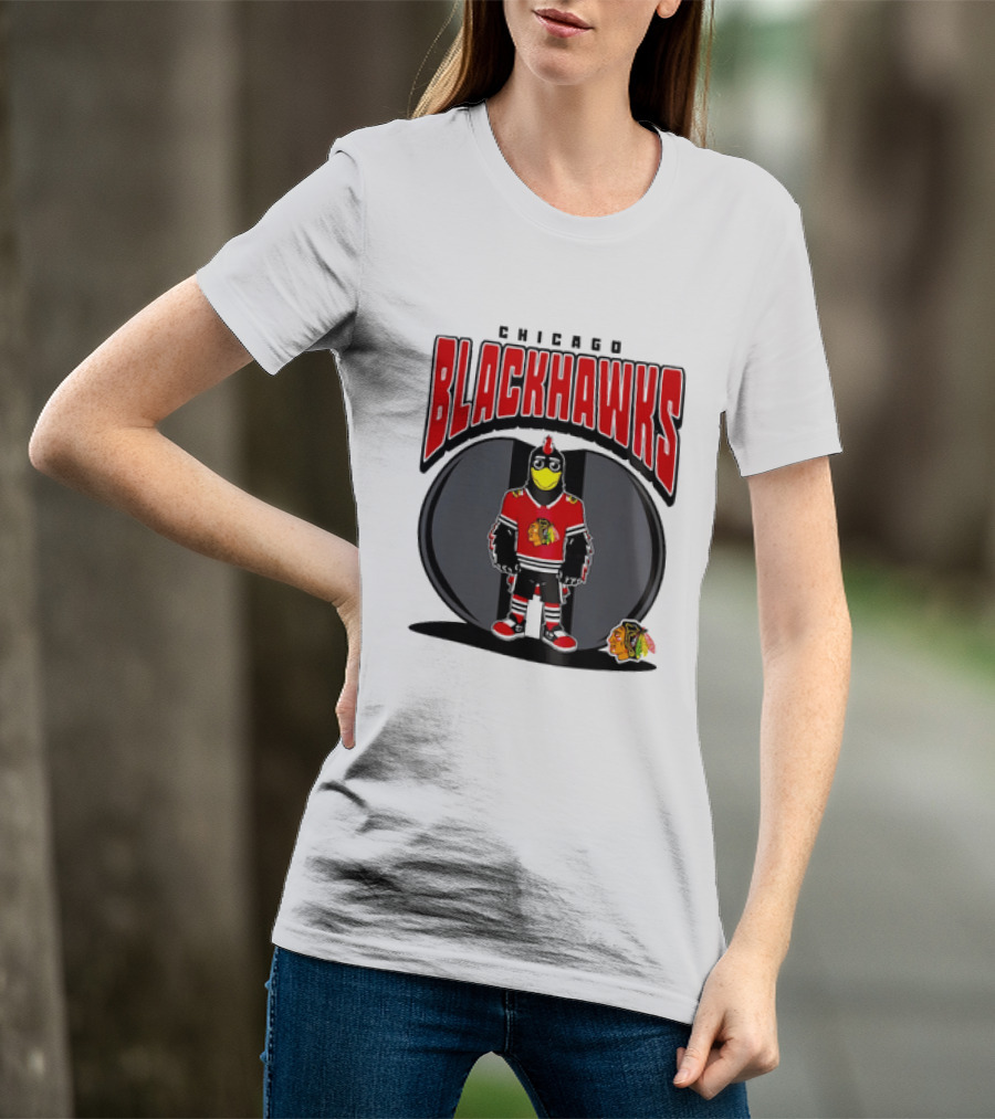Chicago Blackhawks Mania NHL 2026 Mascot Hockey Fan Gear T-Shirt